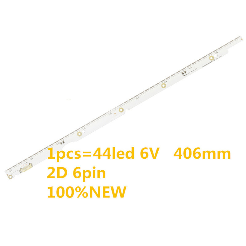 New 44LED*6V 406mm LED strip for samsung UA32ES5500 UE32ES6100 SLED 2012svs32 7032nnb 2D V1GE-320SM0-R1 32NNB-7032LED-MCPCB
