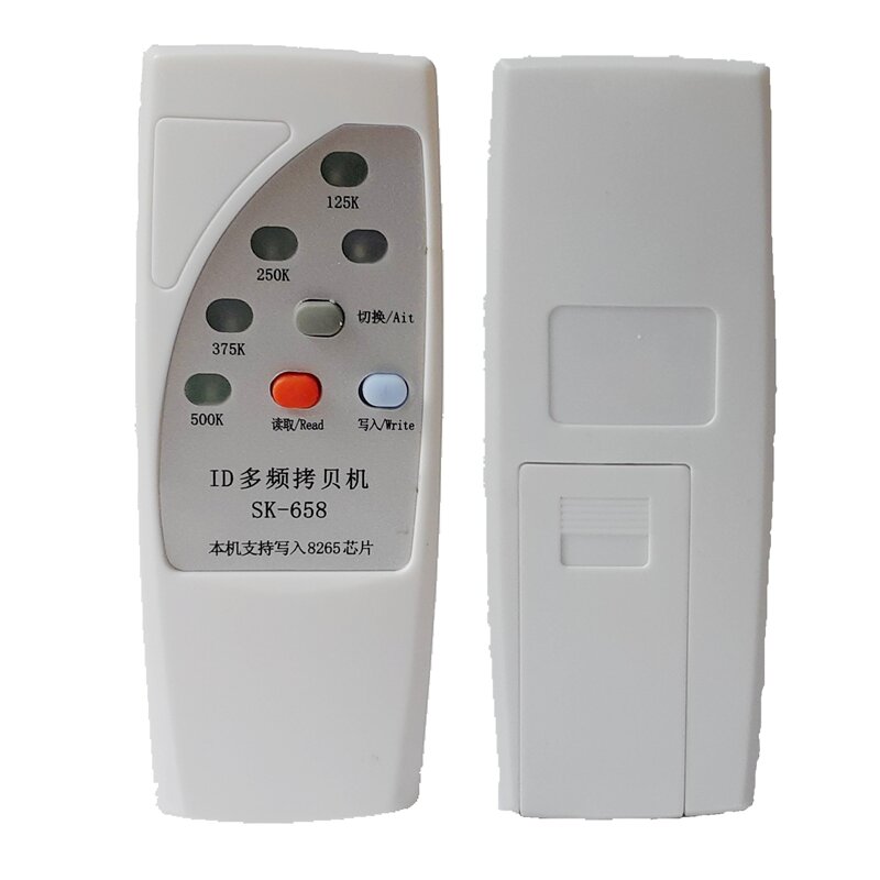 Handheld RFID Card Reader Writer 125KHz 250 K 375 K 500 K Mesin Fotokopi Mesin Stensil untuk ID Kategori Programmer Menulis Ulang EM4305 T5577 8265 Keyfob