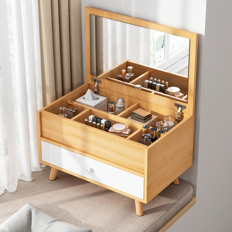 Armadio di stoccaggio camera da letto un piccolo appartamento moderno e minimalista tavolo da toeletta mobili camera da letto tavolo per vanità camera da letto