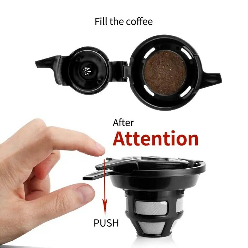 Filtro de café compatível com flexbrew reusável café filtro cápsula copo estilo americano pó escudo filtro de precisão coffeewar