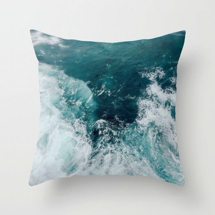 Trend Color Teal Blue Cushion Cover 45*45cm Polyester Geometric Pillow Cover Decorative Pillows Home Decoration Throw Pillowcase
