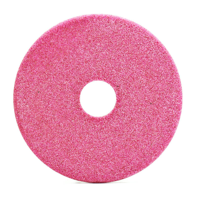 5 pces 105x4.5mm rosa não-tecido disco de moagem cerâmica para motosserra sharpener moedor 3/8 "& 404 corrente