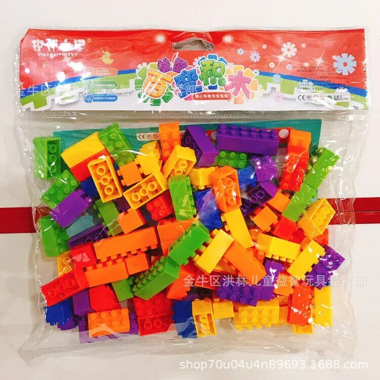 Children's Enlightenment Puzzle Plastic Assembly Early Education Building Blocks Kindergarten Desktop Toys Building Blocks