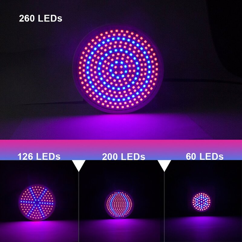 LED 2835 Lampu Tanaman Tumbuh Led Lampu Tanaman Tumbuh untuk Tanaman Bunga Tanaman Dalam Ruangan Bunga Buah Tumbuh Cahaya