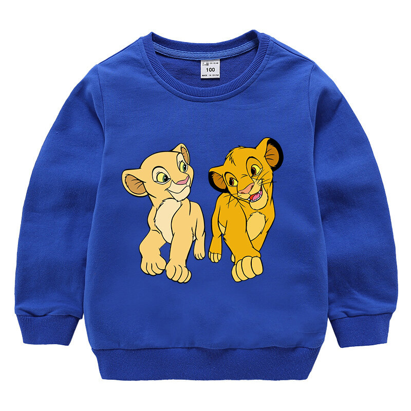 2020 Fall Kids Clothing  King of Lion Guard Boys Girls Cosplay Clothes Long sleeve Sweatshirts T-shirt Outfits Tops