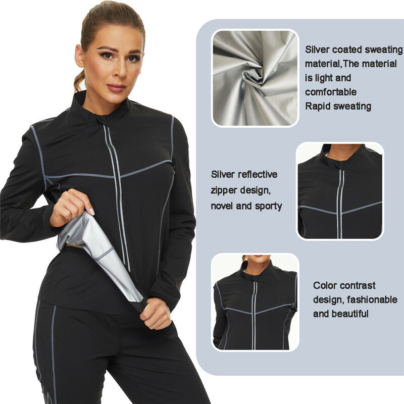 LAZAWG-Camiseta moldeadora de sudor para mujer, camisa de entrenamiento de cintura para pérdida de peso, quemador de grasa recubierta de plata, camiseta sin mangas para correr
