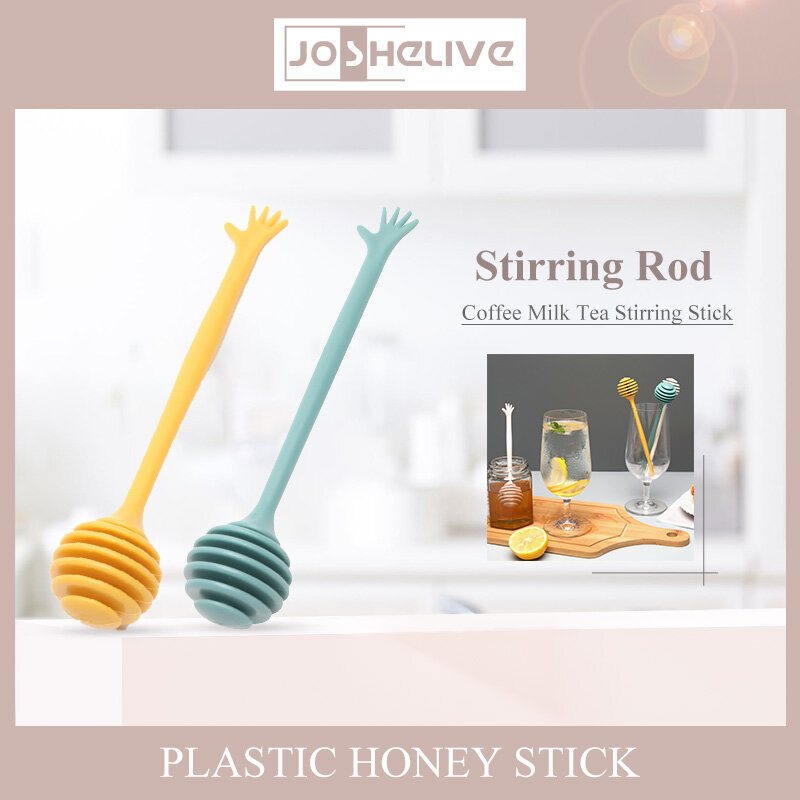 Creative Jam Stick Plastic Multipurpose Honey Coffee Milk Tea Stirring Stick Healthy And Environmentally Friendly Honey Stick