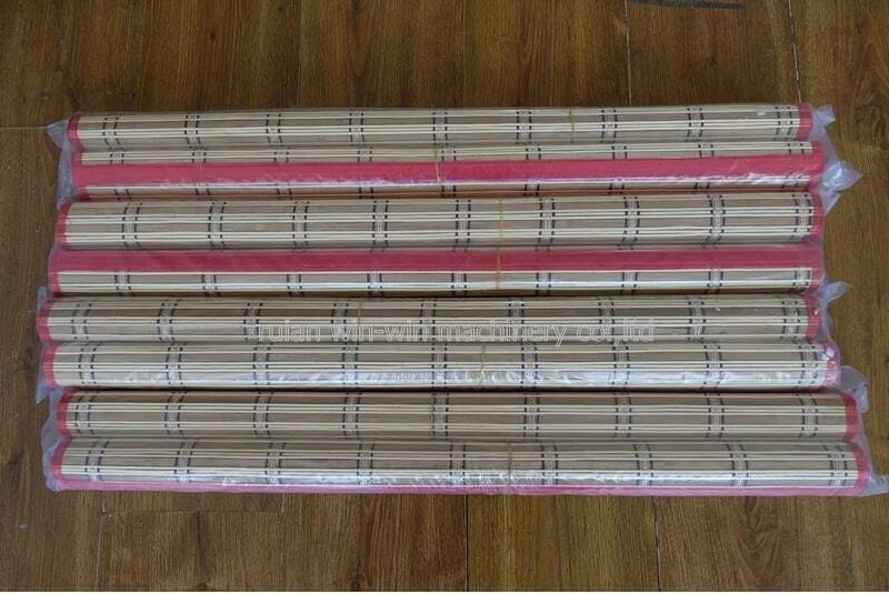 6 Buah Lebar 90Cm Panjang 120CM Bagian Mesin Pembuat Tas Tirai Bambu