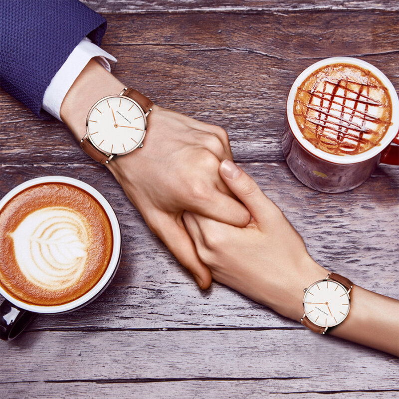Casual Men's Watches Top Brand Luxury Male Watch Leather Strap Quartz Wrist Watches For Men Waterproof Balck Silver Clock