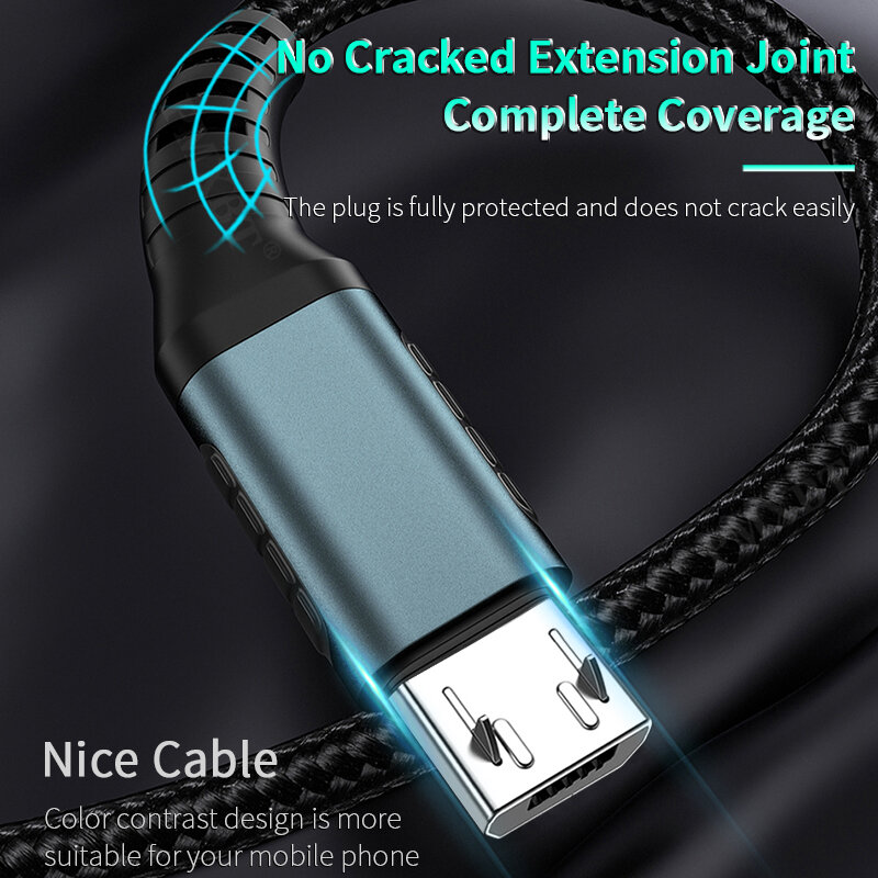 Rodzaj USB C do kabla Micro Usb. Dla Notebook USBC Port do telefon komórkowy Micro synchronizacja danych USB szybkie ładowanie typu C ładowarka Pd Cable