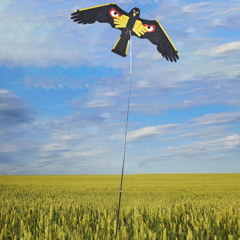 Repelente de pássaro para simulação de voo, para espantalho de pássaros repelente de pássaros para jardim