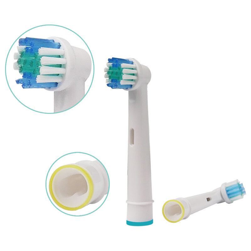 Cabeças de substituição para escovas de dentes elétricas orais, 4/8/12/16/20/100 peças, estojo para escovas de dentes braun limpeza dental