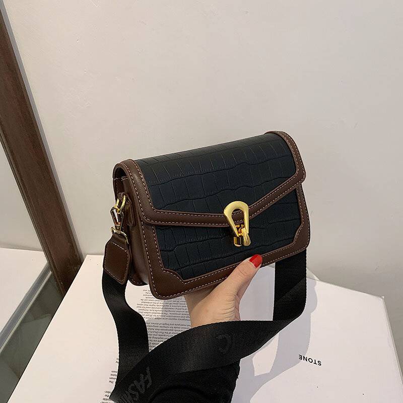 Modello Tote Bag cartelle 2021 moda nuova qualità in pelle PU borsa da donna firmata borsa a tracolla Vintage
