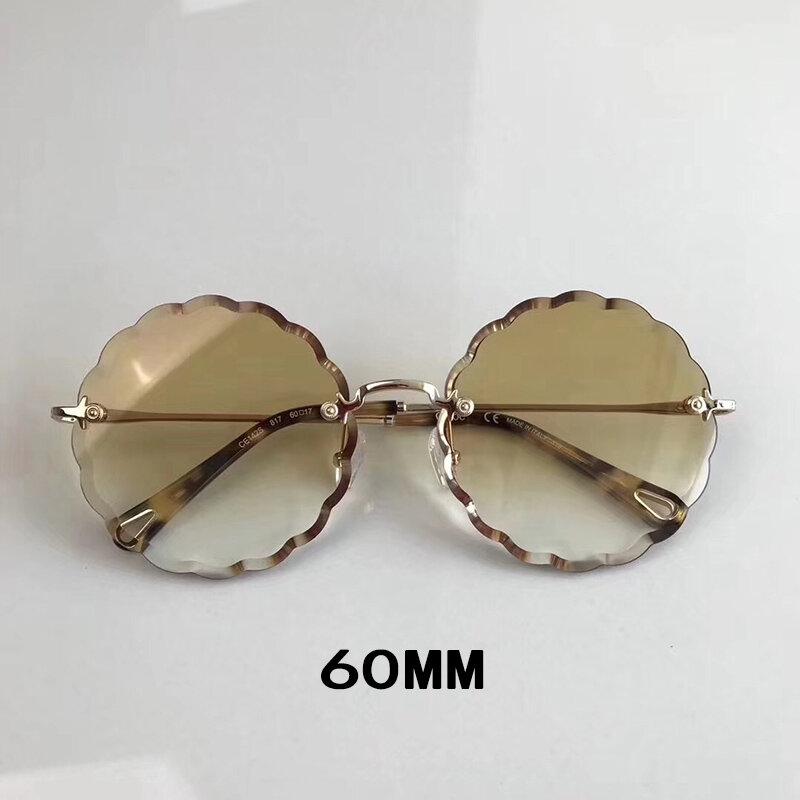 Design de luxo óculos de sol moda feminina com pérola redonda vitnage flor óculos de sol praia festa ce142 oculos de grau
