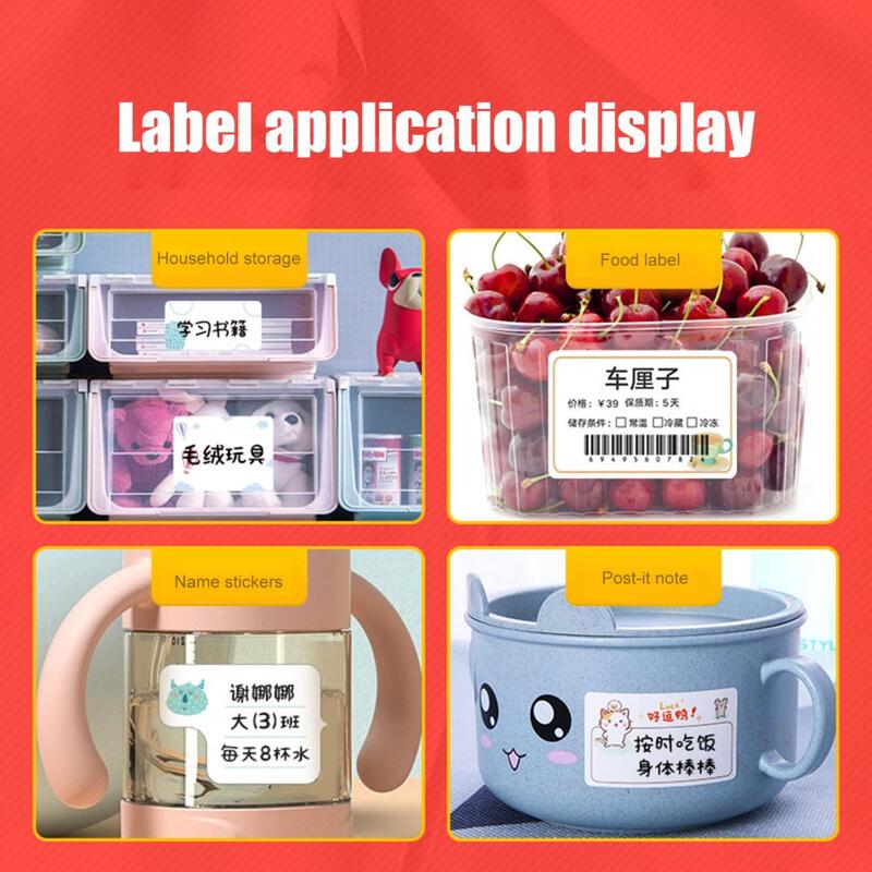 B21/B3S Tab Paper Waterproof Wear-resistant PVC High Definition Thermal Sticker for Supermarket