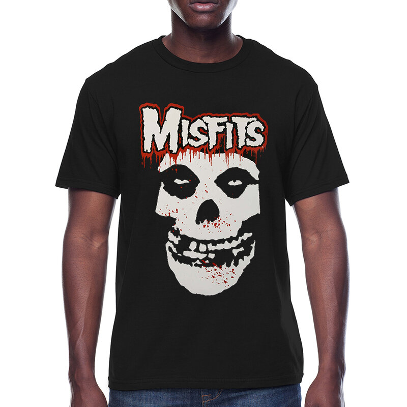 남성 T 셔츠 Misfits 새로운 해골 그래픽 인쇄 클래식 재미 T-셔츠 참신 tshirt 여성 티 블랙 탑스 o-넥 XS-5XL