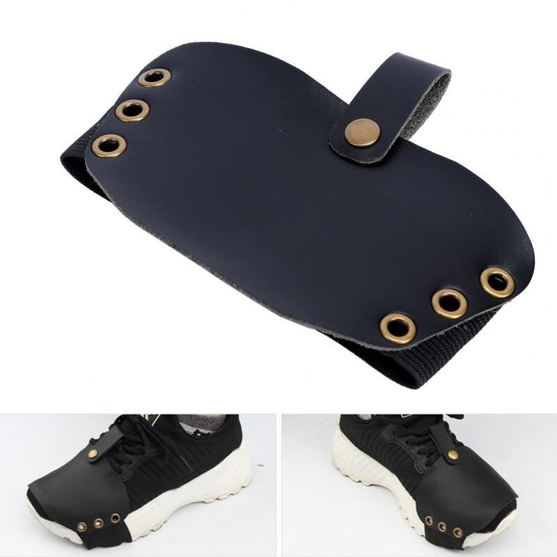 1pc capa de sapato da motocicleta proteção resistente ao desgaste do falso couro engrenagem shift pad boot protector para moto
