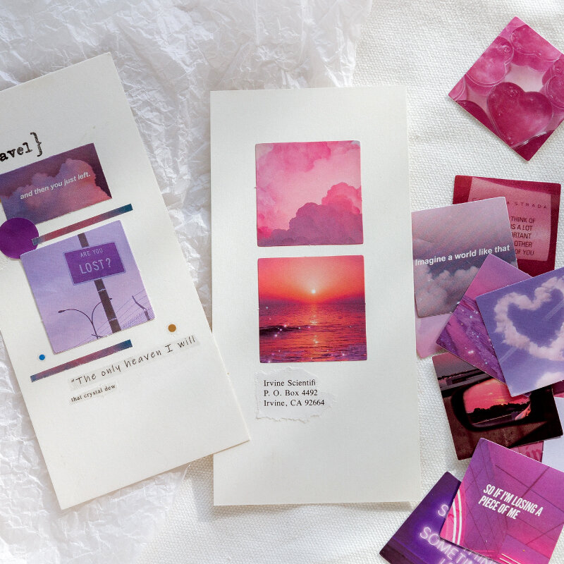46 pz/pacco luna lettera d'amore serie adesivi decorativi Scrapbooking Stick etichetta diario studente cartoleria Album adesivi regali