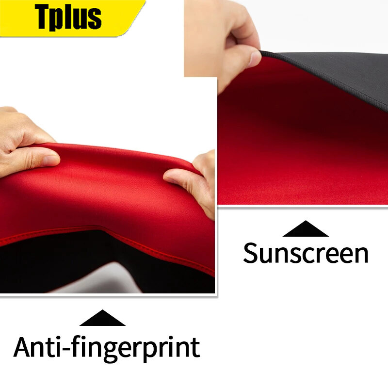 Tplus – pare-soleil pour écran de Navigation de voiture, pour Tesla modèle 3 2021/modèle Y, protection anti-poussière et étanche avec lettre et Logo