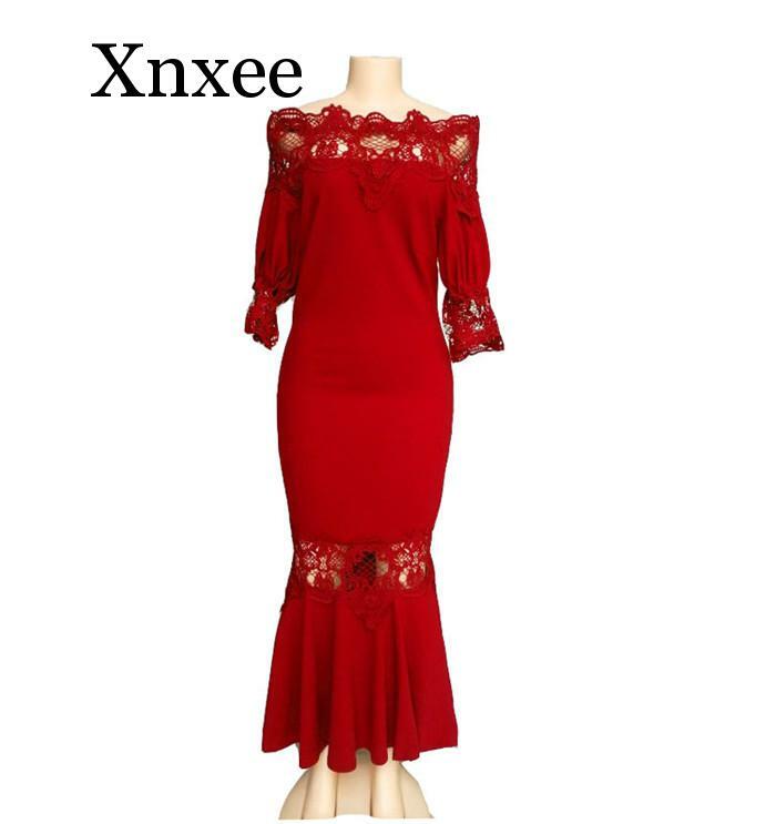 2020 african dresses for women african clothes maxi dress africa outfit dress gown elegant lady mermaid robe africain plus size