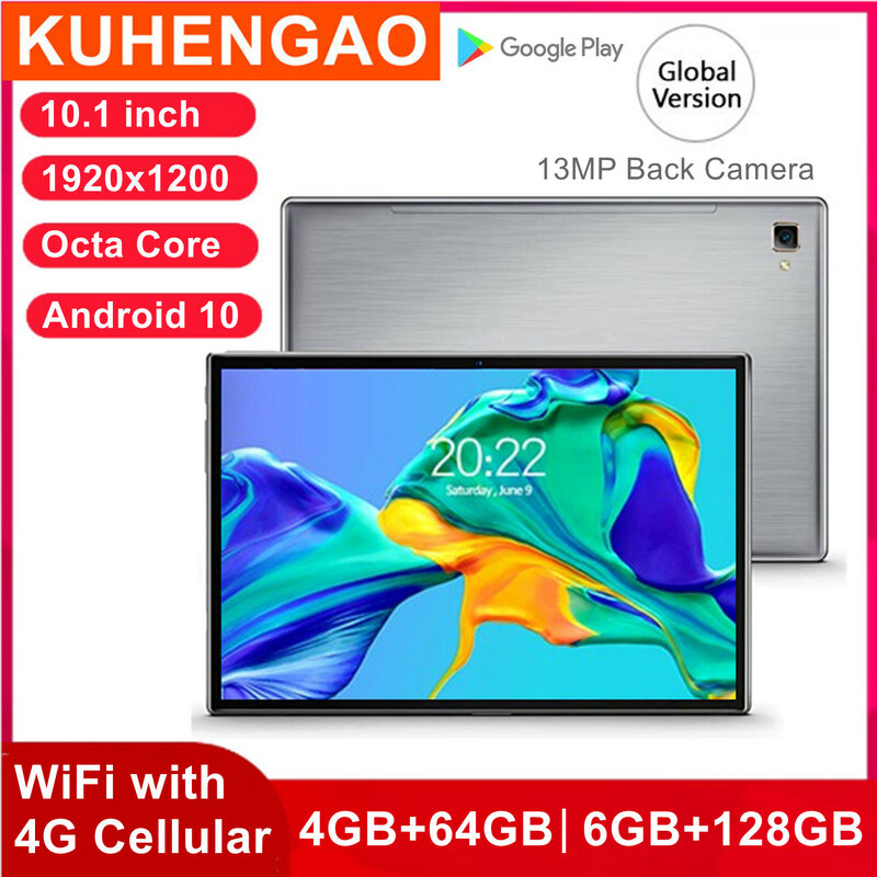 Máy Tính Bảng Tablet 1920X1200 Mạng-10.1 Inch Gọi Dual-Điện Thoại Android 10.0 Octa-core