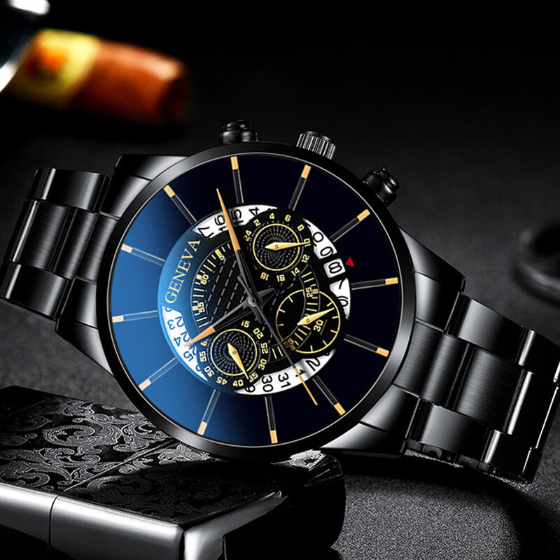Luxus Marke Mode Kalender Quarz Uhren männer frauen Business Edelstahl Uhr Männlichen Uhr Relogio Masculino