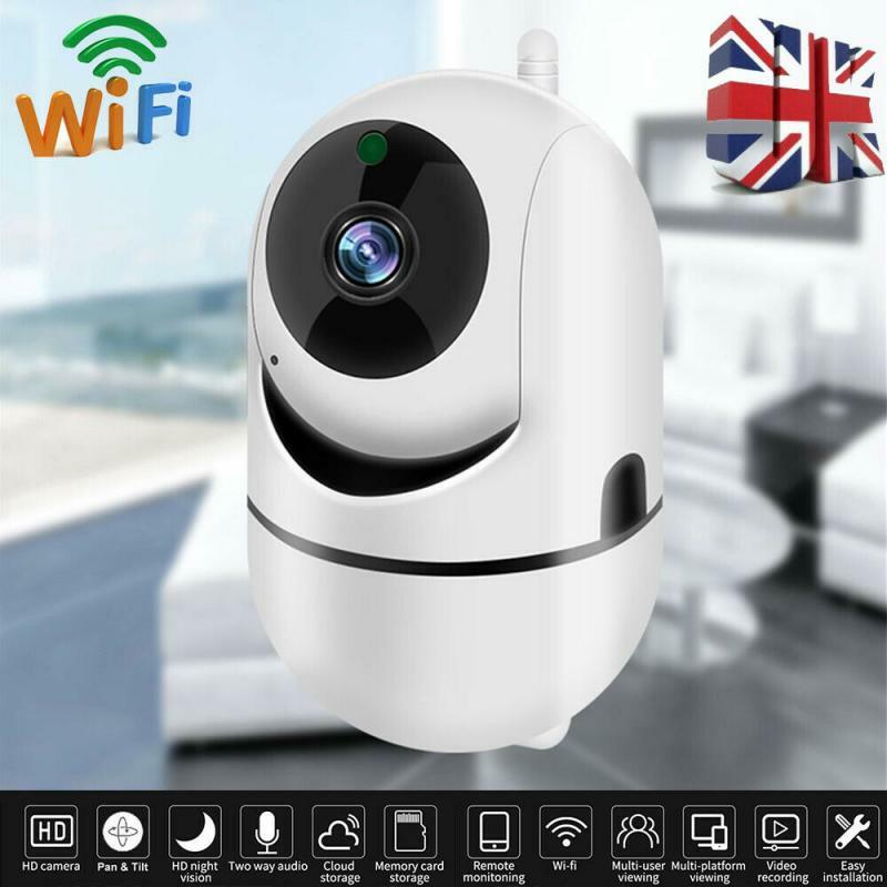 Caméra de surveillance intérieure IP WiFi 720P, dispositif de sécurité domestique intelligent, babyphone vidéo, avec Vision nocturne, détection de mouvement et alarme