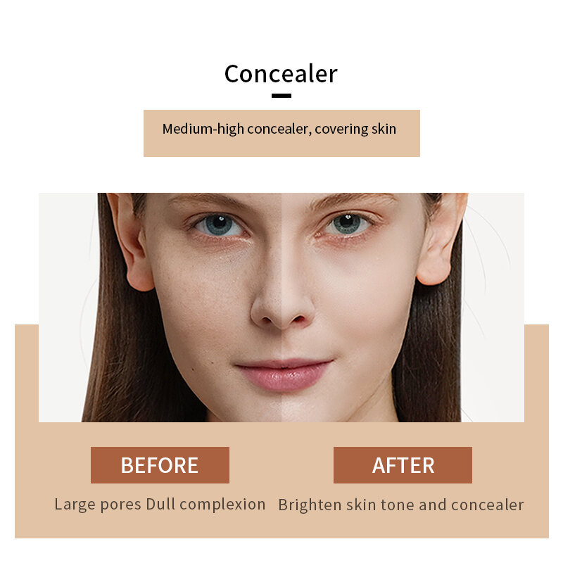 Pudaier Gesicht Foundation Make-Up Flüssige Foundation Creme Matte Highlighter Basis Gesicht ALLE Concealer Kosmetik Professionelle Basis