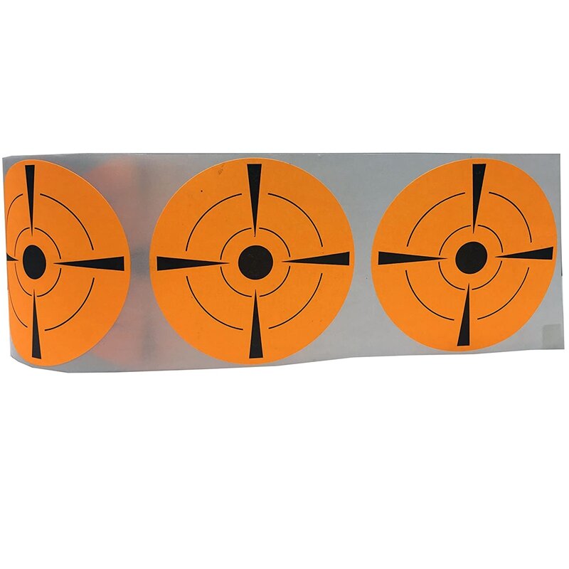 200 pces/rolo 7.5 cm tiro splatter alvos exercícios de tiro adesivos conjunto para tiro com arco caça tiro prática alvo