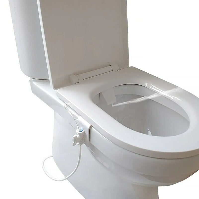 Dispositivo de limpeza e lavagem sanitária, ideal para uso em assentos de banheiro inteligentes, bocal de chuveiro com adsorção inteligente