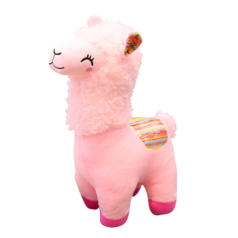 น่ารัก25/35Cm Alpaca Llama Plush ของเล่นตุ๊กตาสัตว์ตุ๊กตาสัตว์ตุ๊กตา Soft Plush Alpaca สำหรับเด็กวันเกิดของขวัญ4สี