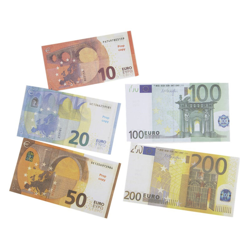 100 Cái/bộ Đạo Cụ Ảo Thuật Tiền Giấy Mô Phỏng Euro Đồng Tiền Đạo Cụ Đảng Đồ Chơi