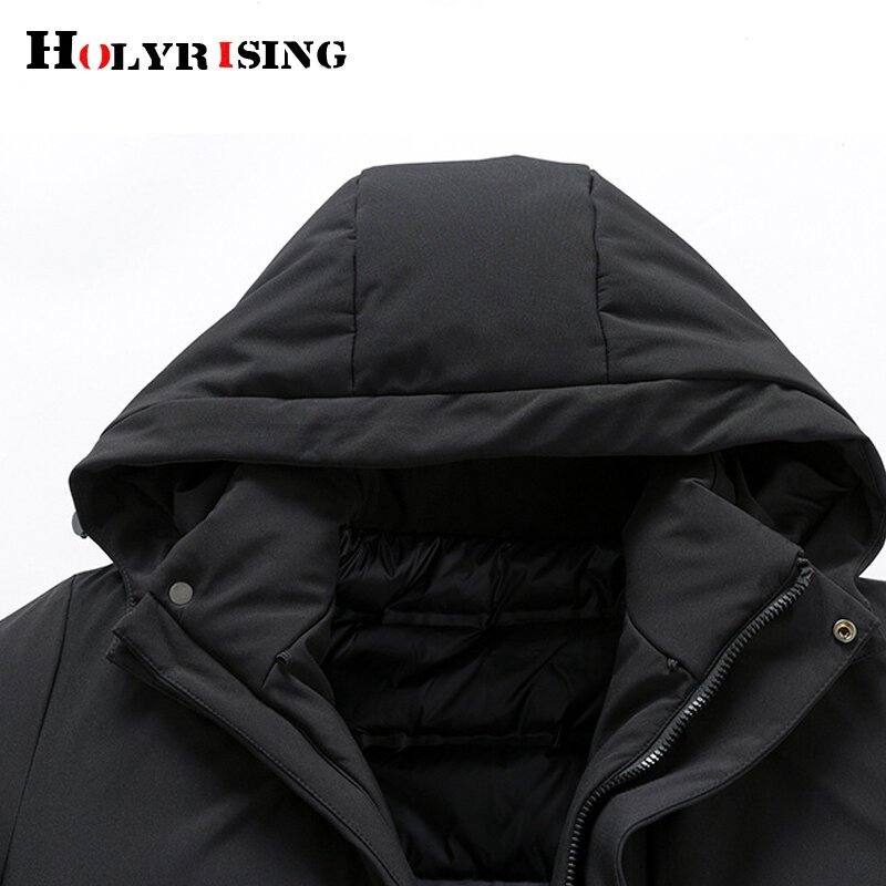 men white duck down jackets hooded jaqueta masculina loose middle-aged puffer пуховик thicken winter chaquetas size 4xl 19717