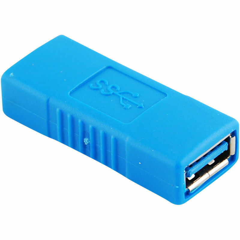 Paquete completo de USB hembra A USB hembra, Adaptador Doble hembra, cabeza de conversión, USB 3,0