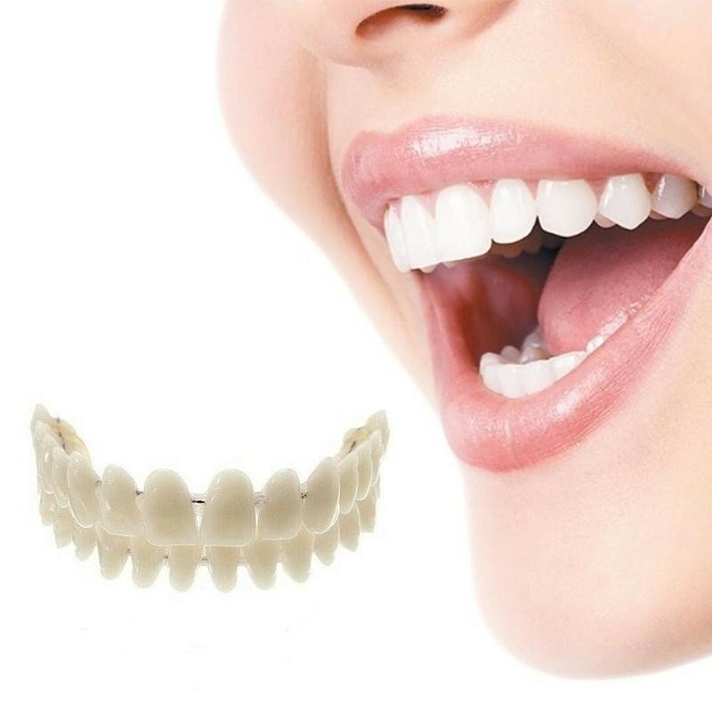 28 pz/set resina denti protesi superiore inferiore ombra fabbricato protesi cura dentiera orale artificiale preformato Res sintetico