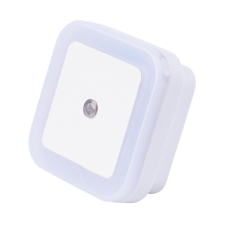 1pcs LED Night Light Wireless Sensor EU US Plug Square Night Lights For Baby Room Bedroom Corridor Lamp