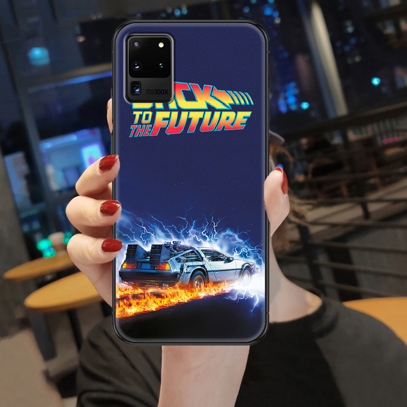 Movie Back to the future Phone case For Samsung Galaxy Note 4 8 9 10 20 S8 S9 S10 S10E S20 Plus UITRA Ultra black fashion