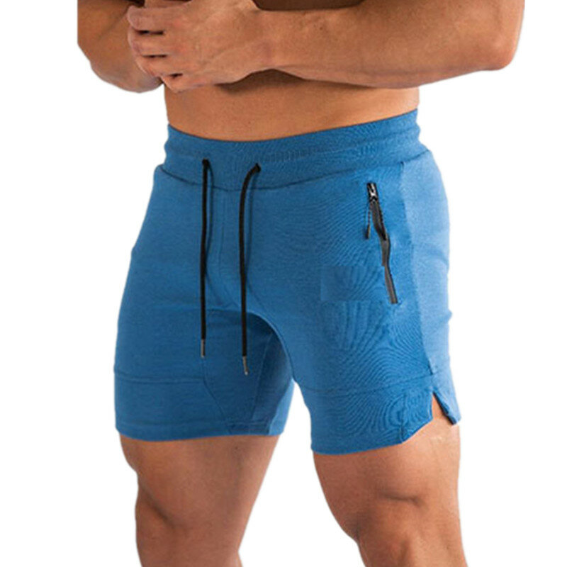 Verão quente novos calções masculinos ginásios fitness joggers malha respirabilidade secagem rápida casual musculação calças de moletom de alta qualidade