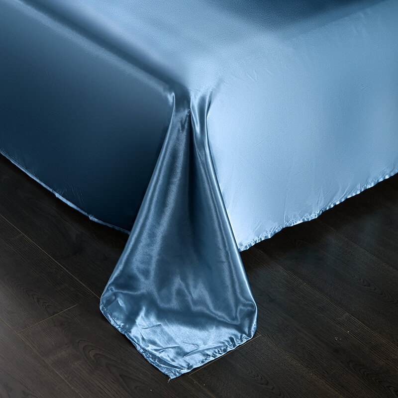 Conjunto de cama de luxo gêmeo rainha rei tamanho capa de edredão rico super macio cor sólida mancha-resistente rugas livre cetim conjunto de cama