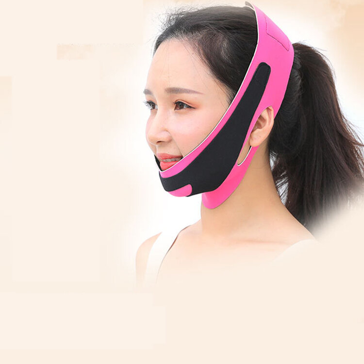 Podwójny podbródek twarzy bandaż Slim podnieś pasek zespół V linia twarzy pas kobiety odchudzanie cienki twarzy przyrząd kosmetyczny przeciwzmarszczkowy maska