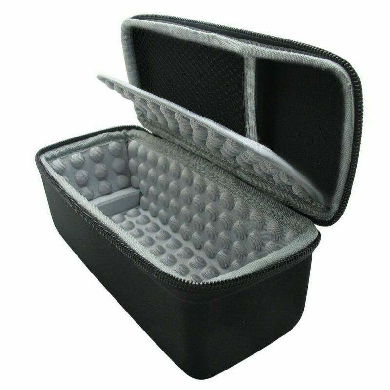 Saco de armazenamento portátil alto-falante rígido saco de transporte caixa capa protetora preto/cinza