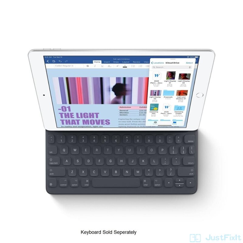 Apple — iPad 7e génération IOS bluetooth, écran Retina et clavier intelligent, prend en charge le crayon Apple, 10,2 pouces, 2019