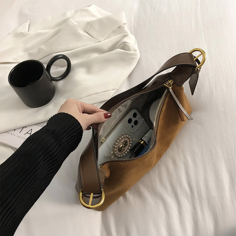 여성을위한 작은 사각형 어깨 가방 단색 스크럽 Crossbody 가방 간단한 빈티지 숙녀 핸드백 우아한 디자인 메신저 가방