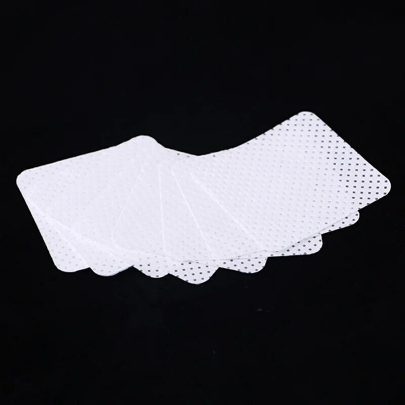 170Pcs/Box Eyelash Glue Remover Cleaning Pads Wipe Lint-Free Paper Cotton Wipes Patches Makeup Cosmetic Cleaning Tools