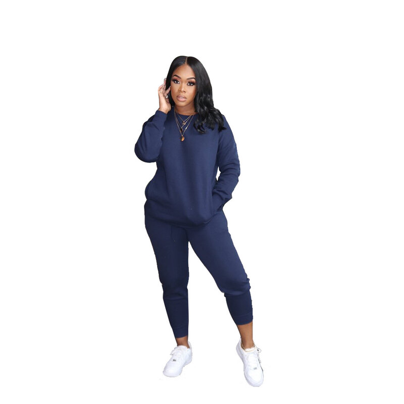 Winter Women Two Piece Set Shirt And Long Pants Sportsuit Matching Tracksuit Streetwear Clothes For Women Outfit