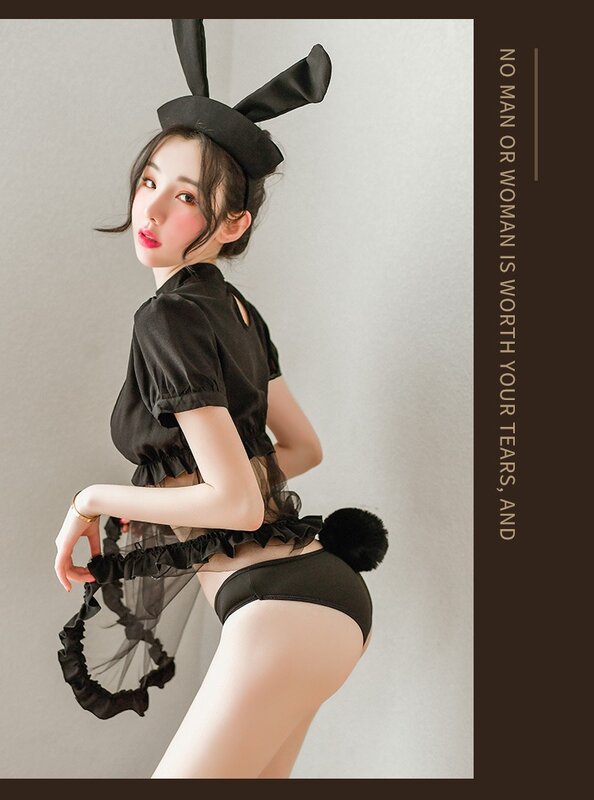Nurse Sexy Uniform  Complete Outfit Sexy Lingerie Nurse Cosplay Love Hollow Rabbit Girl  Suit Female Erotic Cosplay Sex Costume