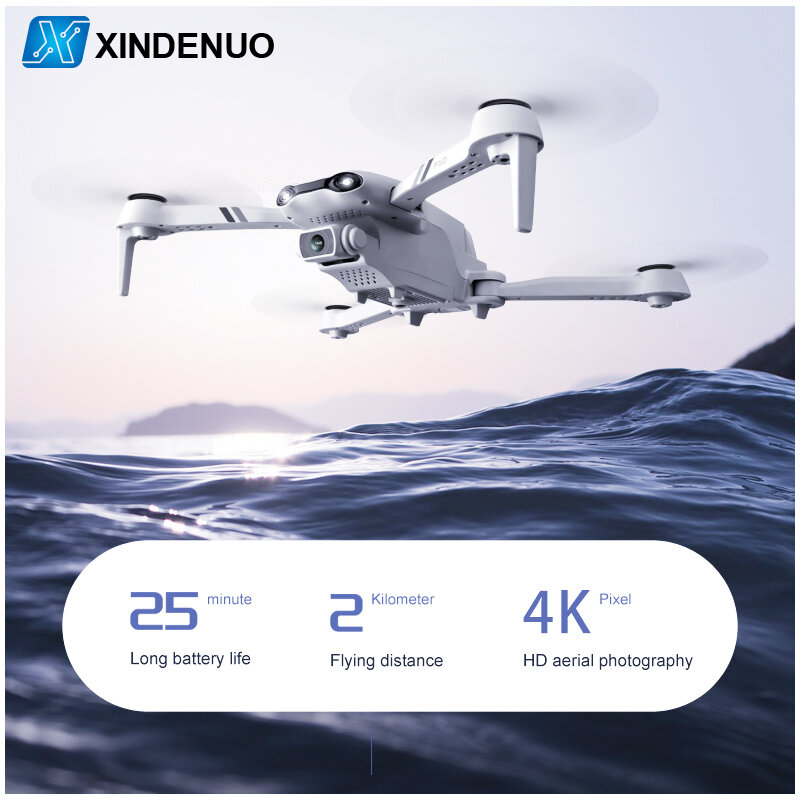DRON Profesional 4K F10 PRO, cuadricóptero plegable con cámara, 6K, GPS, 5G, WIFI, FPV, juguetes para niños, Avión RC, 25 minutos, helicópteros