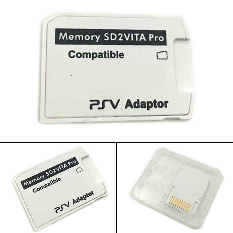Version 6.0 / 5.0 Pour PSVita Jeu Carte 1000 2000 PSV Adaptateur TV 3.60 Système SD carte de Jeux SD2VITA Pour PS Vita Carte Mémoire TF