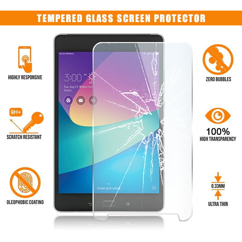 Protector de pantalla de vidrio templado para tableta Asus ZenPad Z8s ZT582KL, 9H Premium, resistente a arañazos, película antihuellas