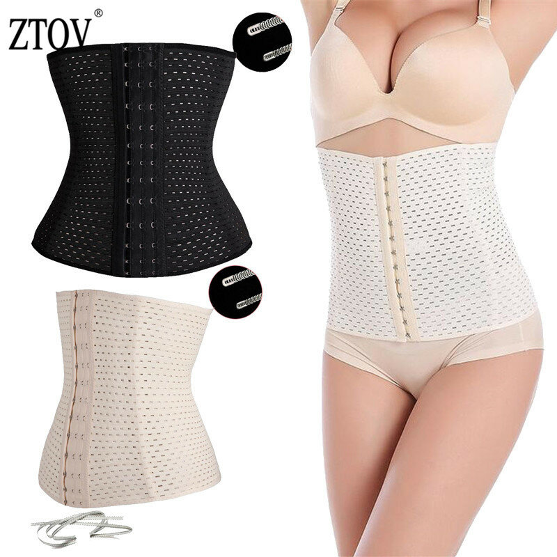 ZTOV – Corsets d'entraînement à la taille pour femmes post-partum, amincissant, modelant le corps, noir